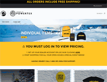 Tablet Screenshot of powertexbrpdealershop.com